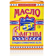 Масло «Волгуша» сладко-сливочное 82,5%